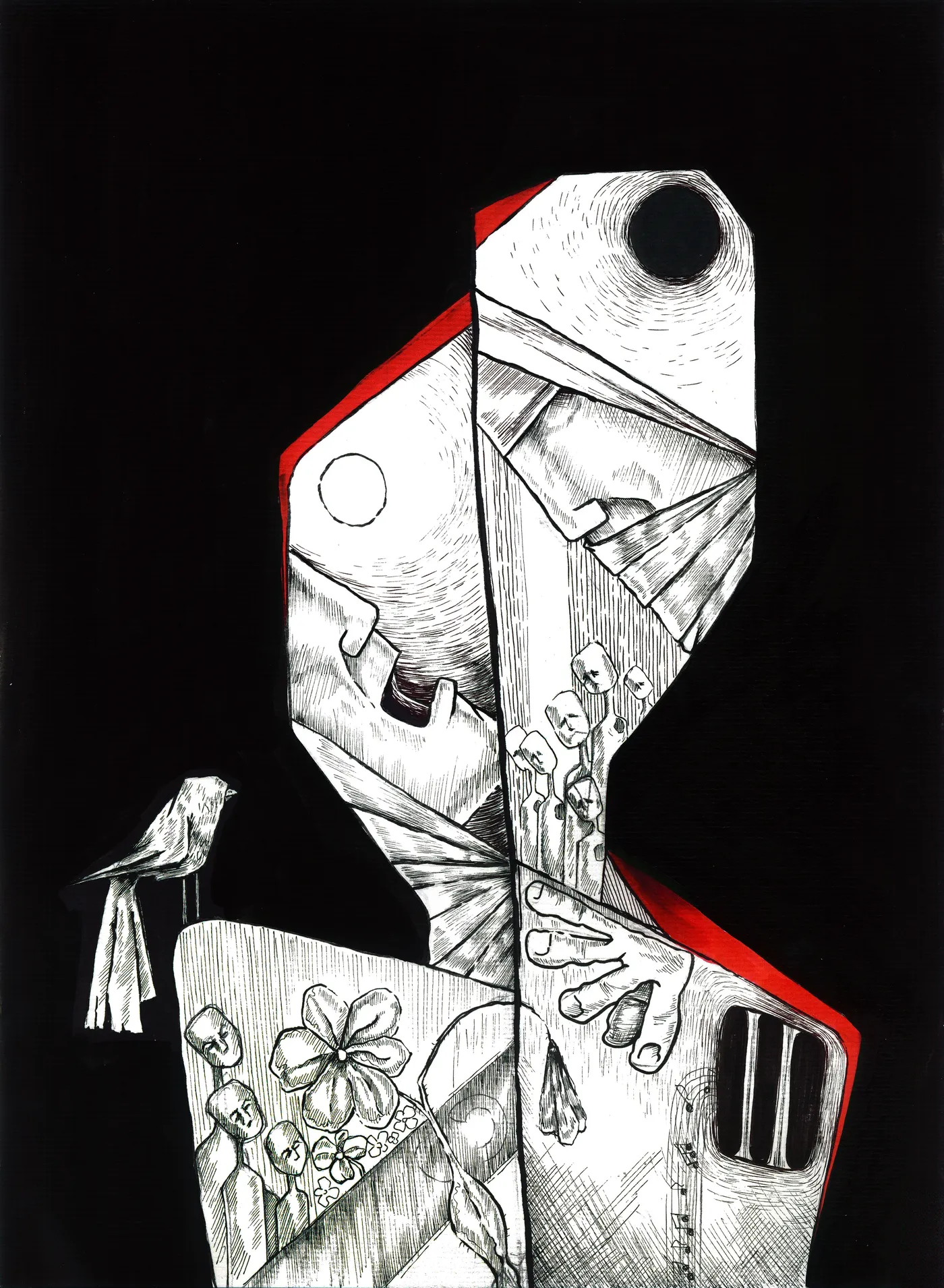 Painting by Mohammad Sabaaneh