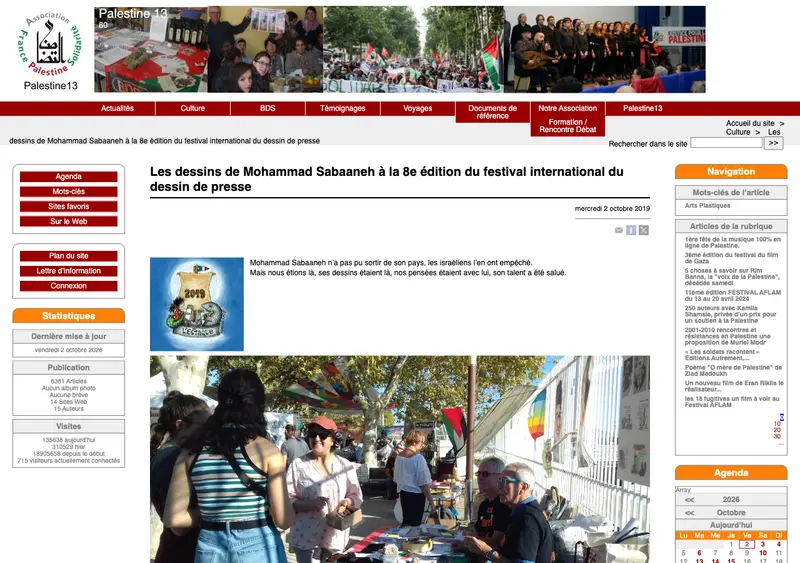 Festival International du Dessin de Presse de l’Estaque article