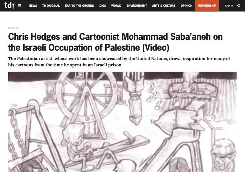 Truthdig — On Contact article