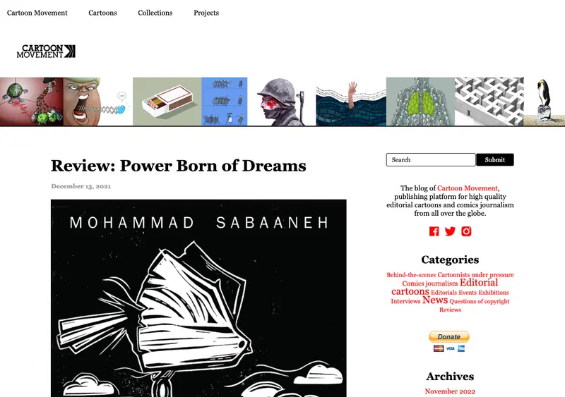 Cartoon Movement article