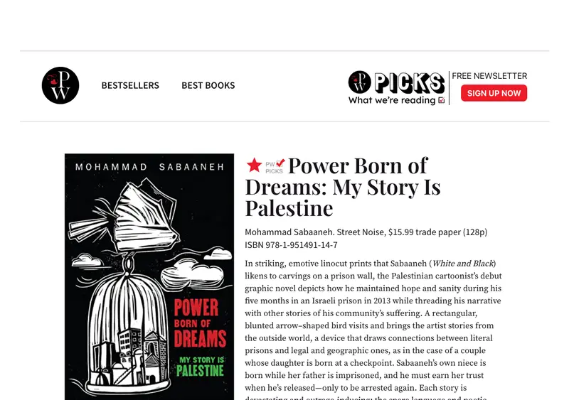 Publishers Weekly article