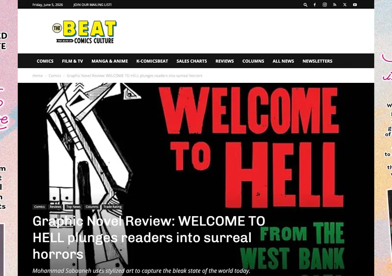 The Comics Beat article