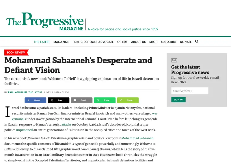 The Progressive article